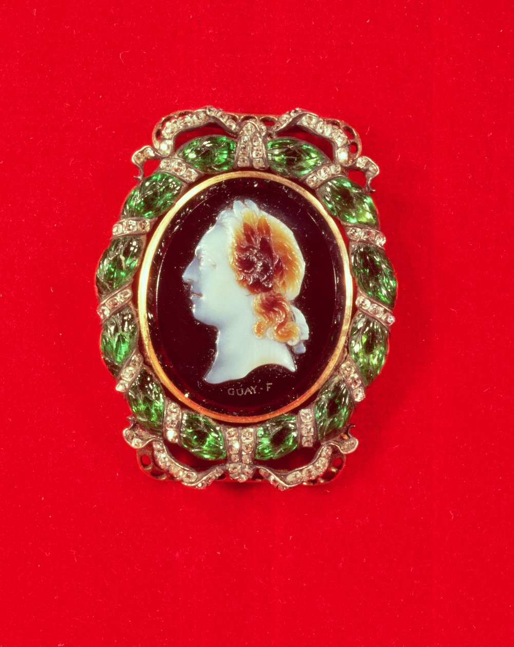 Camafeo de Luis XV (1710-74) de un brazalete usado por Madame de Pompadour de Jacques Guay