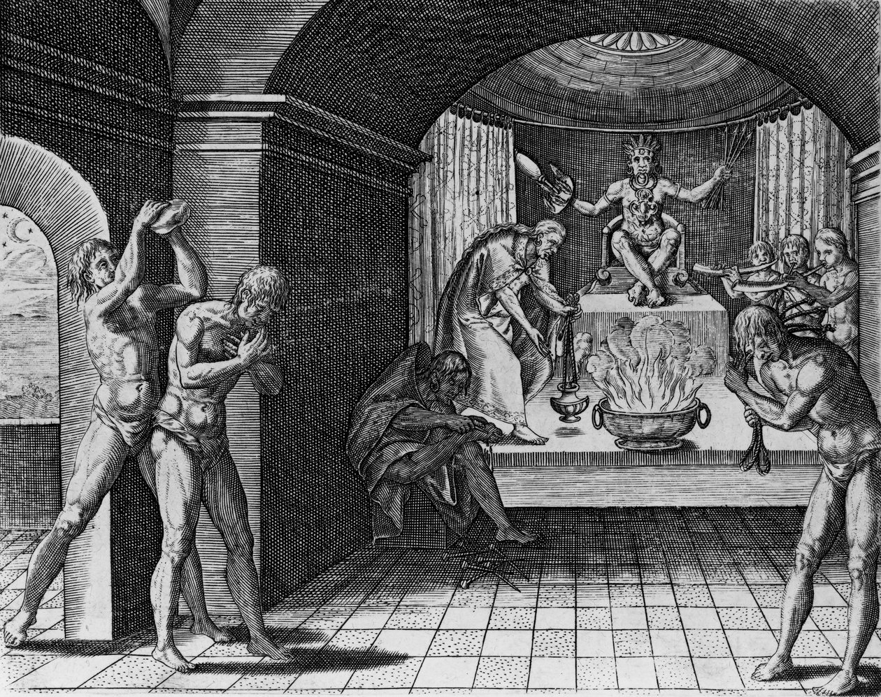 Servicio religioso de penitencia de indios mexicanos, de 
