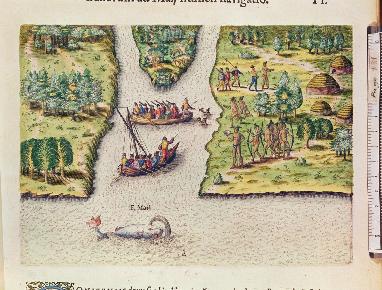 Los franceses descubren el río de Mayo, de 