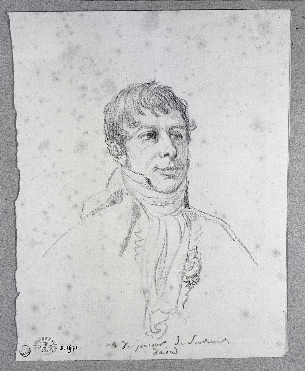 Conde François Arnail de Jaucourt (1757-1852) de Jacques Louis David