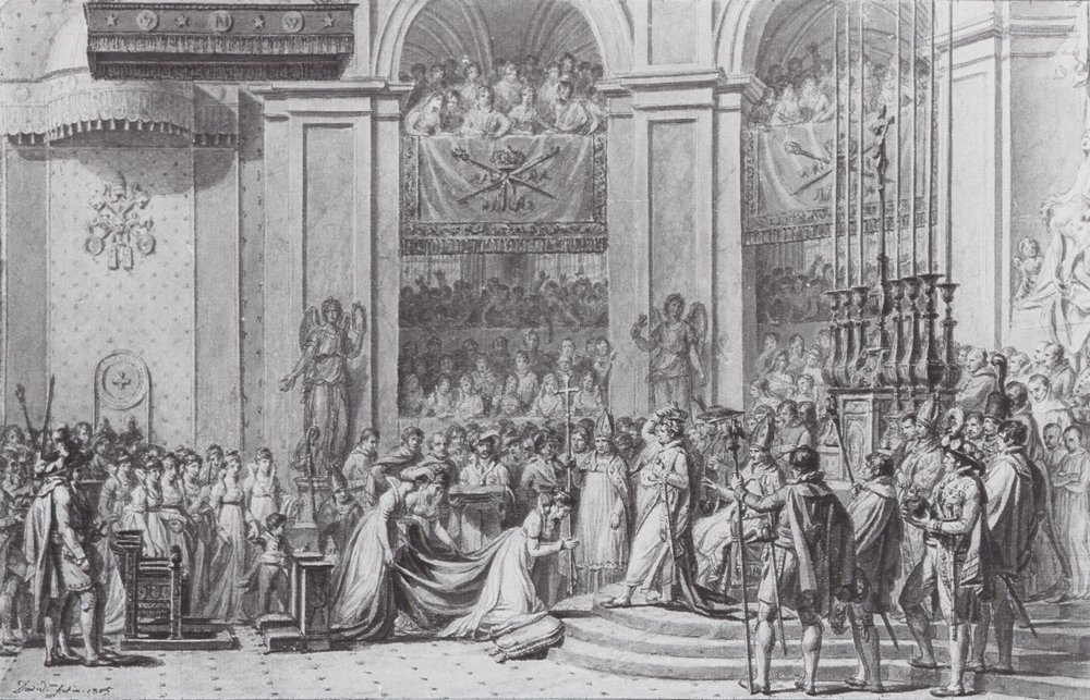 Estudio para la Coronación de Jacques Louis David
