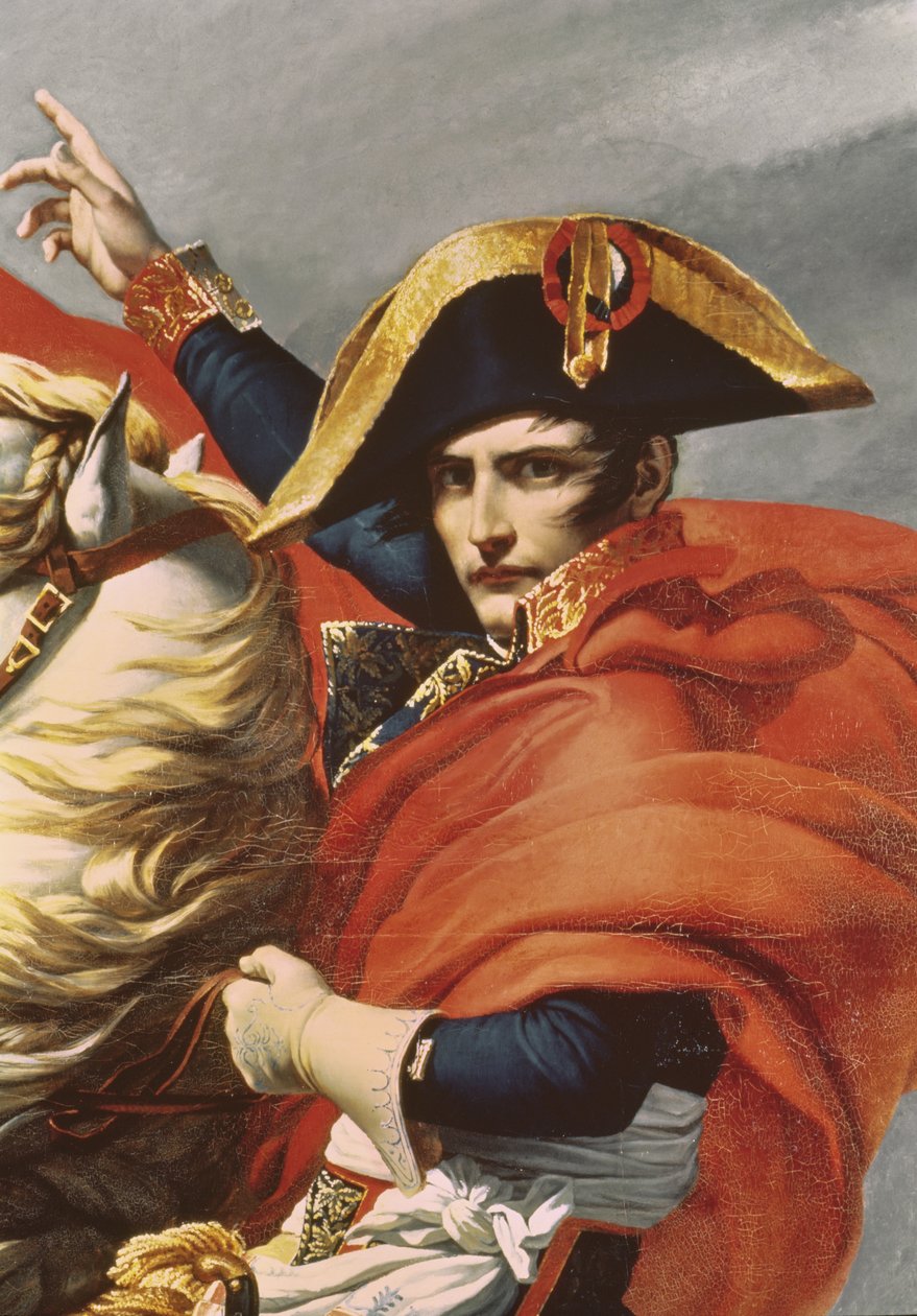 Napoleón (1769-1821) cruzando los Alpes el 20 de mayo de 1800, 1802 de Jacques Louis David
