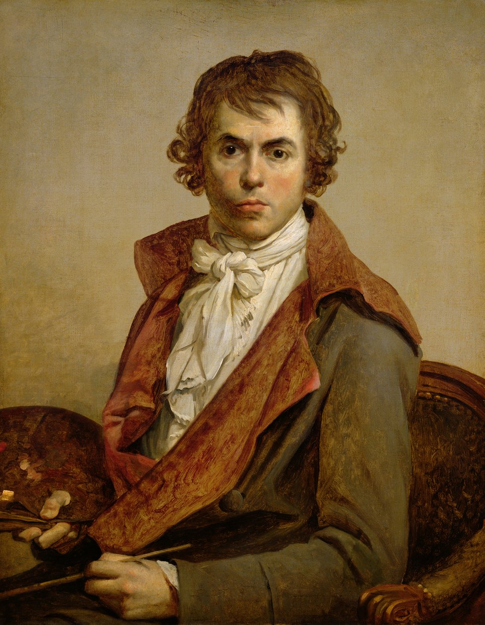 Autorretrato, 1794 de Jacques Louis David