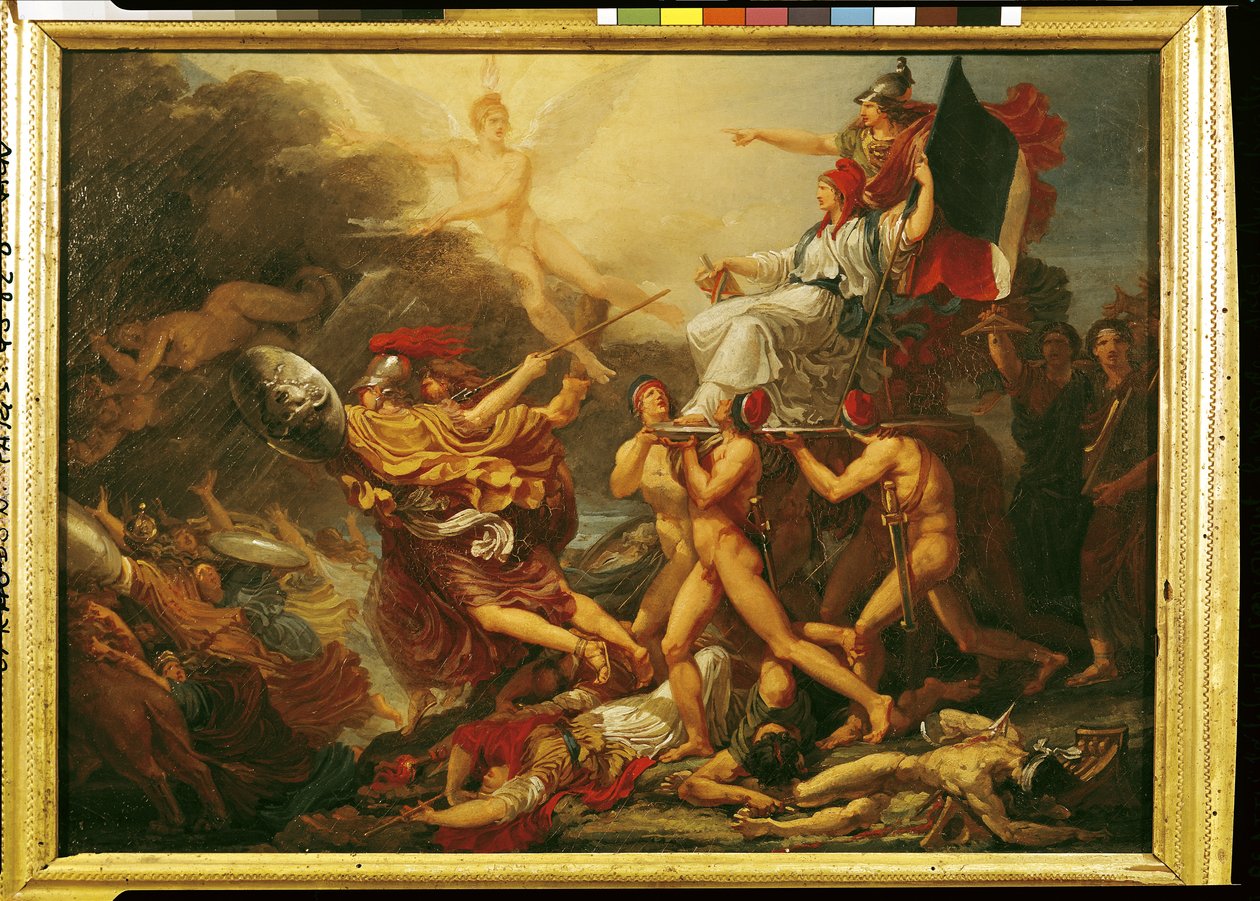 La libertad viajando por el mundo, 1798 de Jacques Reattu