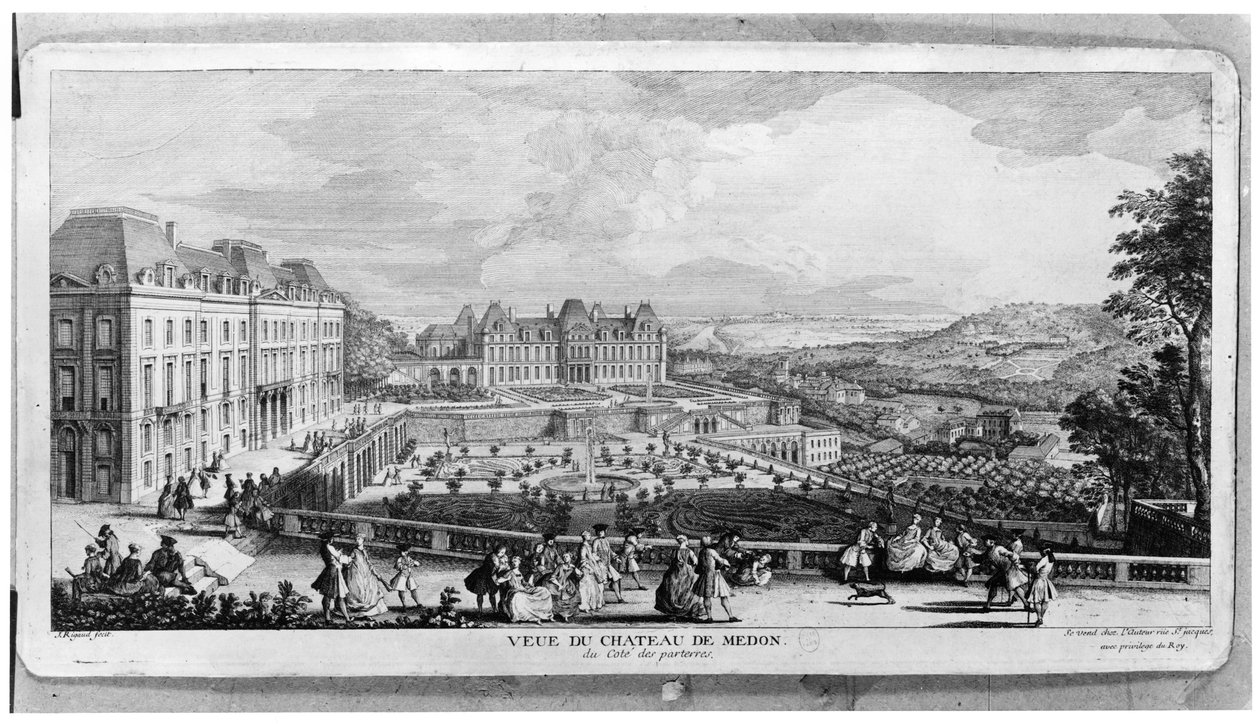 Vista del Château de Meudon de Jacques Rigaud
