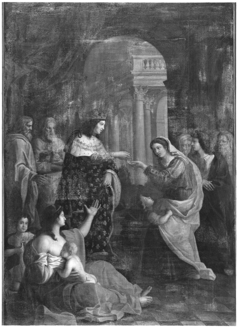 San Luis (1214-70) distribuyendo limosnas de Jacques Stella