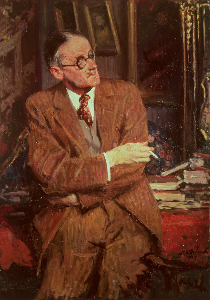 Retrato de James Joyce (1882-1941) de Jacques Emile Blanche