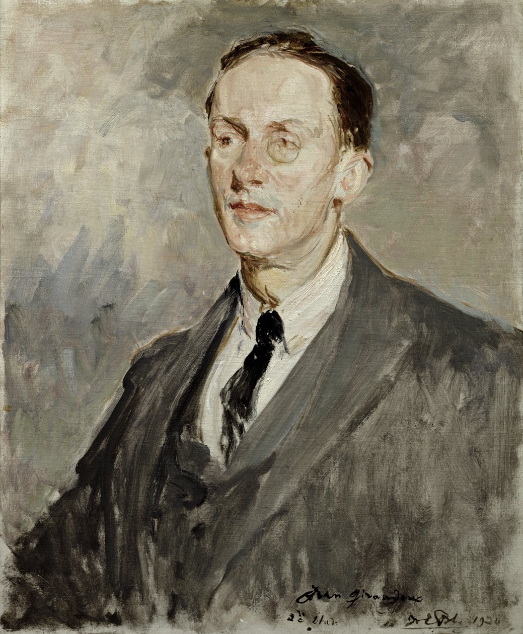 Retrato de Jean Giraudoux (1882-1944) 1924 de Jacques Emile Blanche