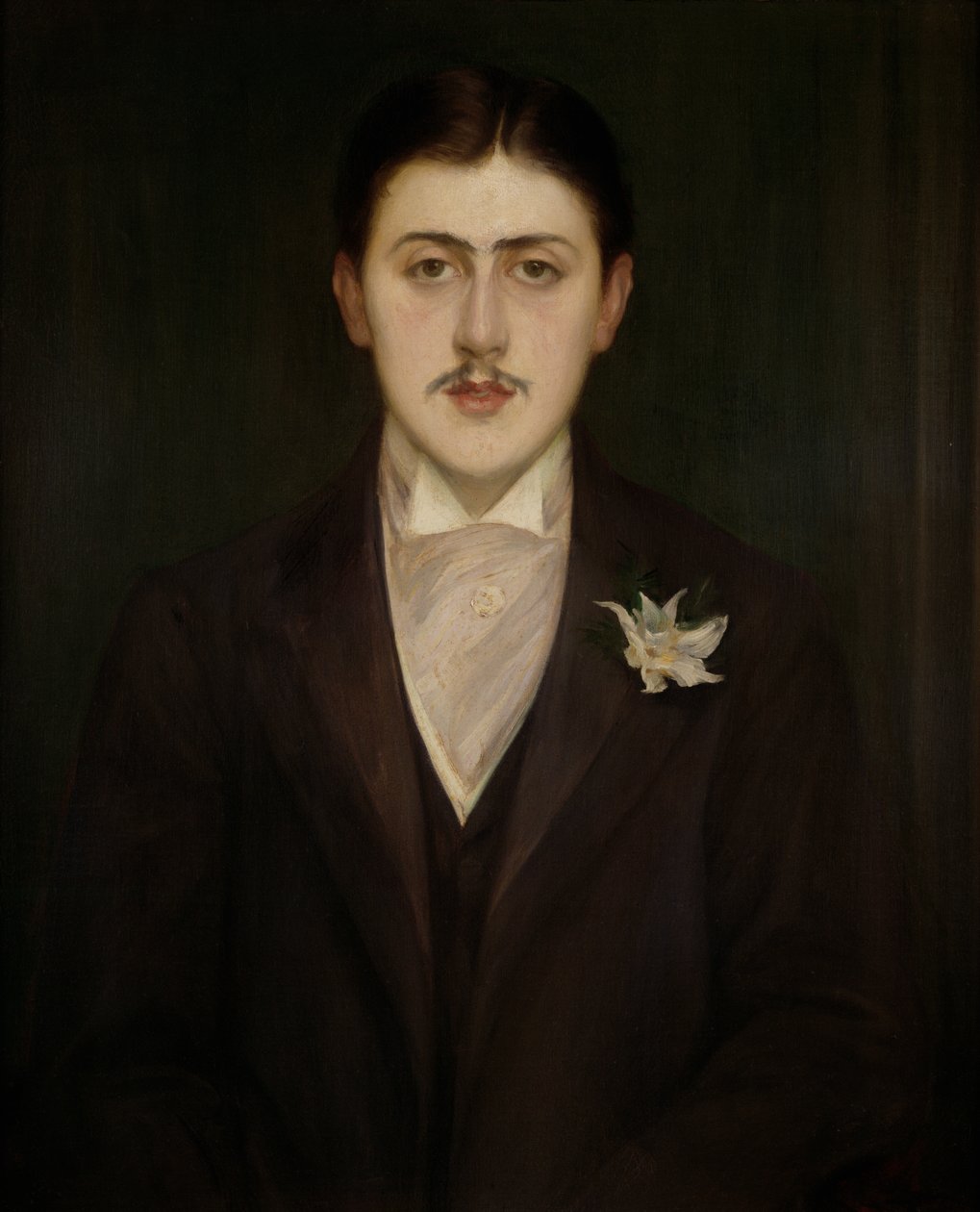Retrato de Marcel Proust (1871-1922) 1892 de Jacques Emile Blanche