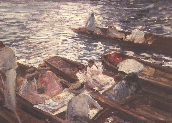 Navegando en Henley de Jacques-Emile Blanche