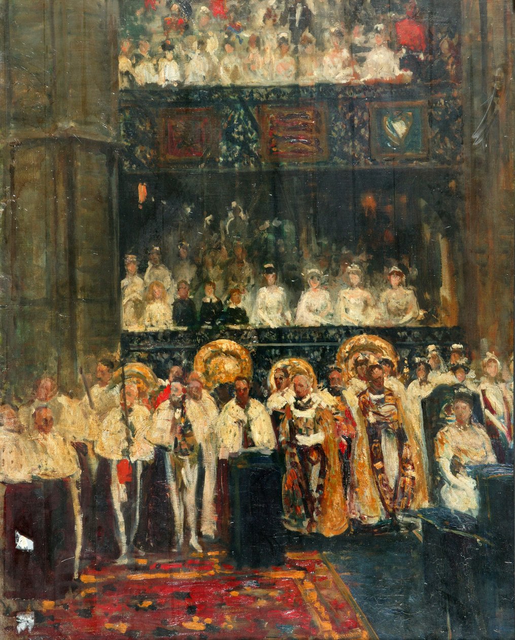 La coronación de Jorge V de Jacques Emile Blanche
