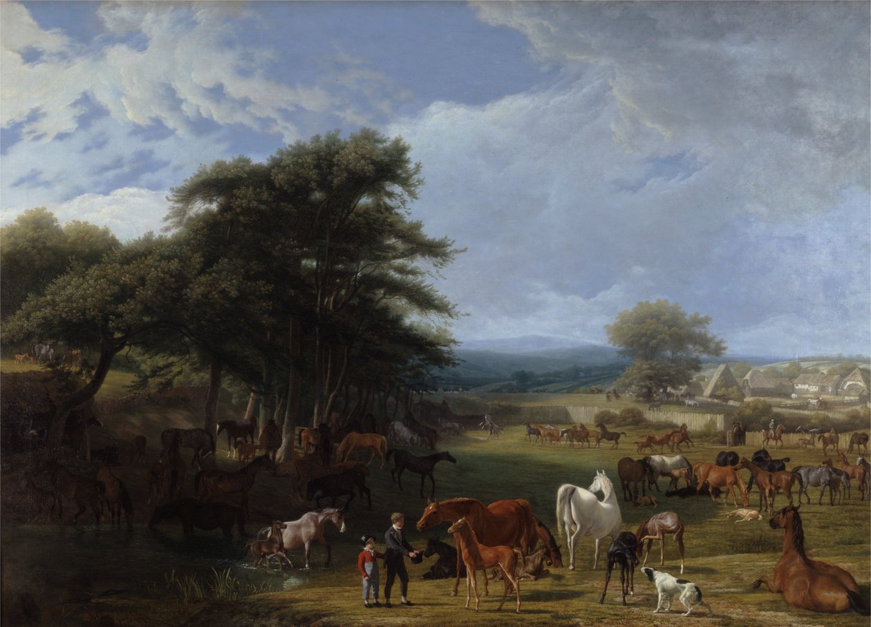 Yeguada de Lord Rivers, Stratfield Saye de Jacques-Laurent Agasse
