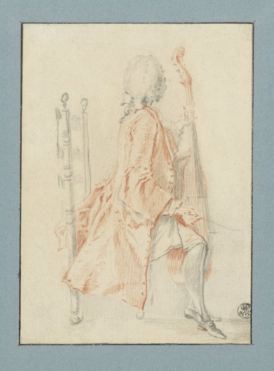 Jugador de gamba de Jacques André Portail