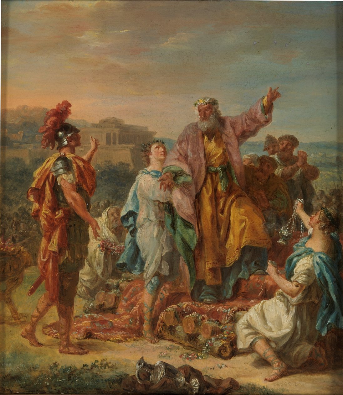 La muerte de Calanus de Jacques Antoine Beaufort