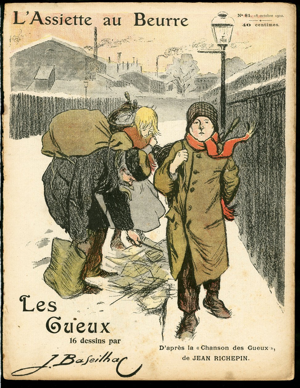 Portada de “” "L’Assiette au Beurre”””, Satírico en Colores de Jacques Baseilhac