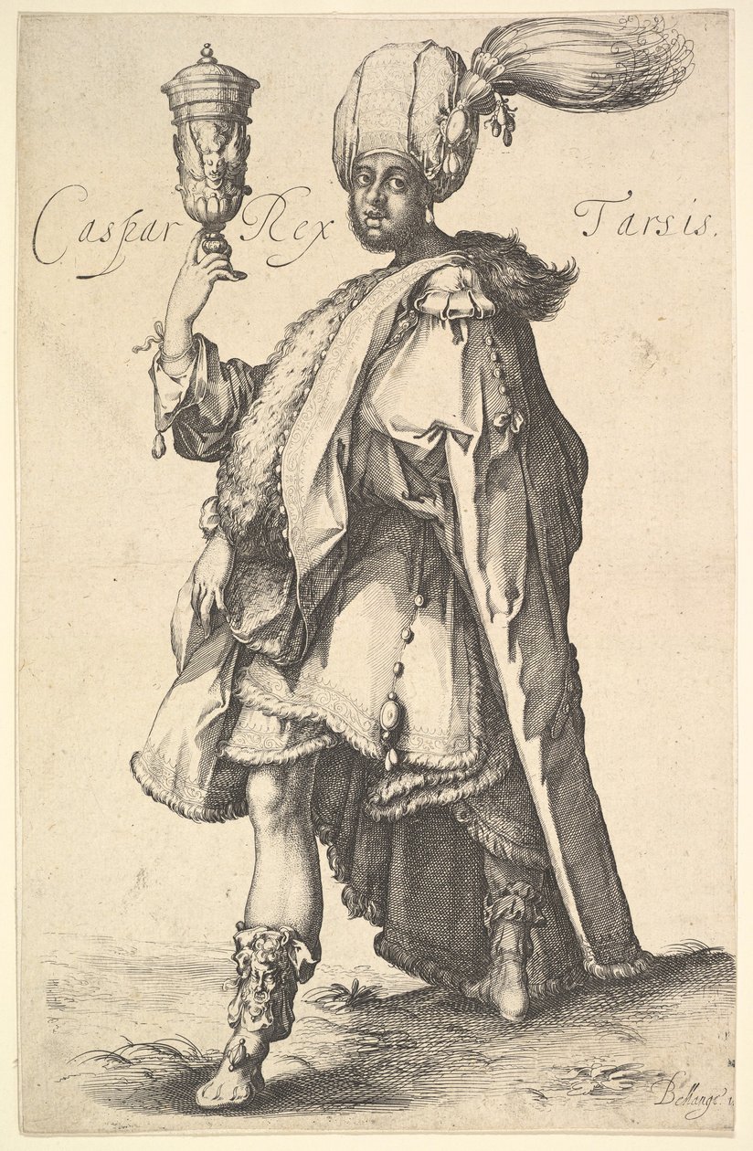 Gaspar, después de una serie de los tres magos por Jacques Bellange de Jacques Bellange