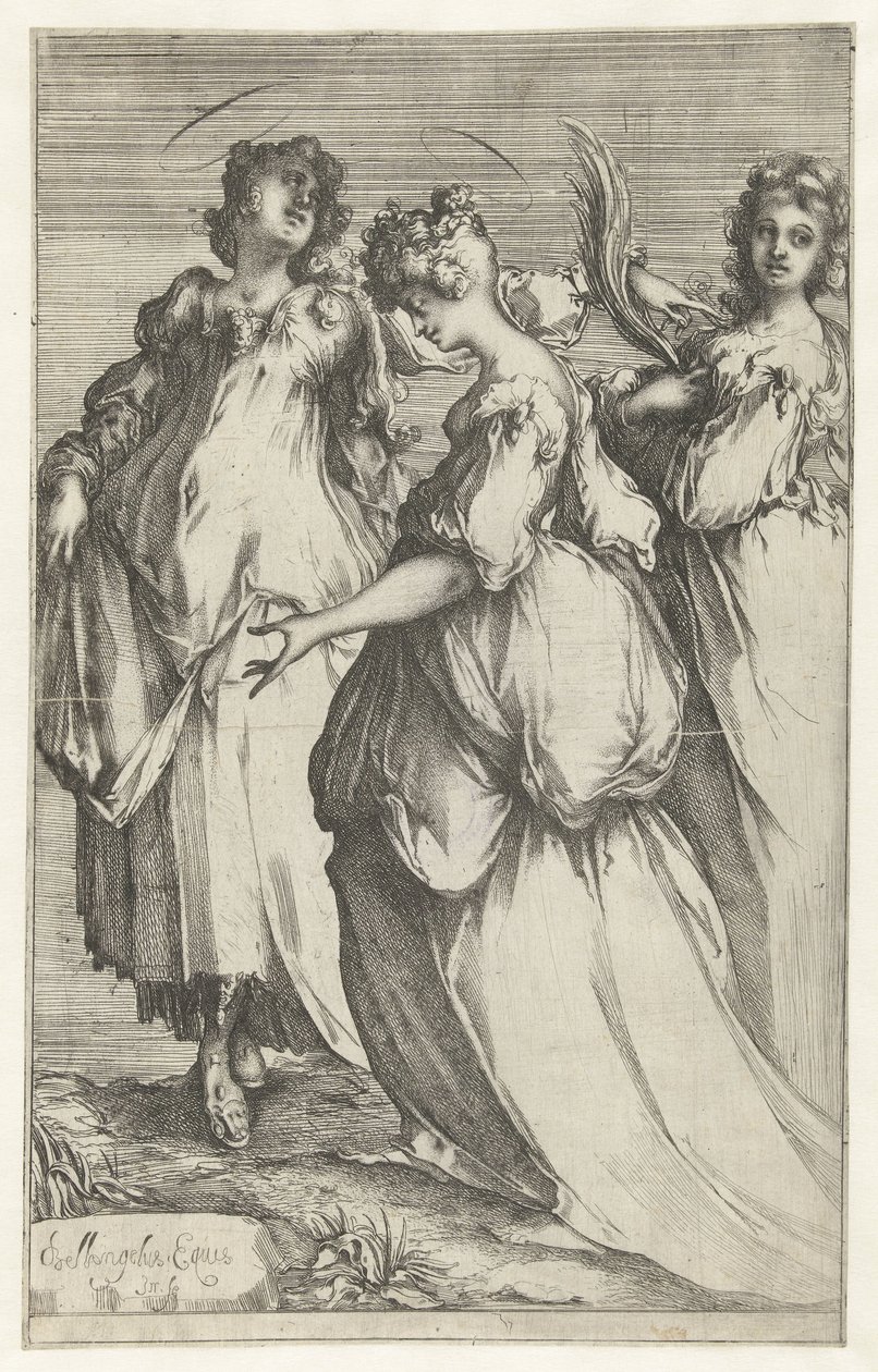 tres santas mujeres de Jacques Bellange