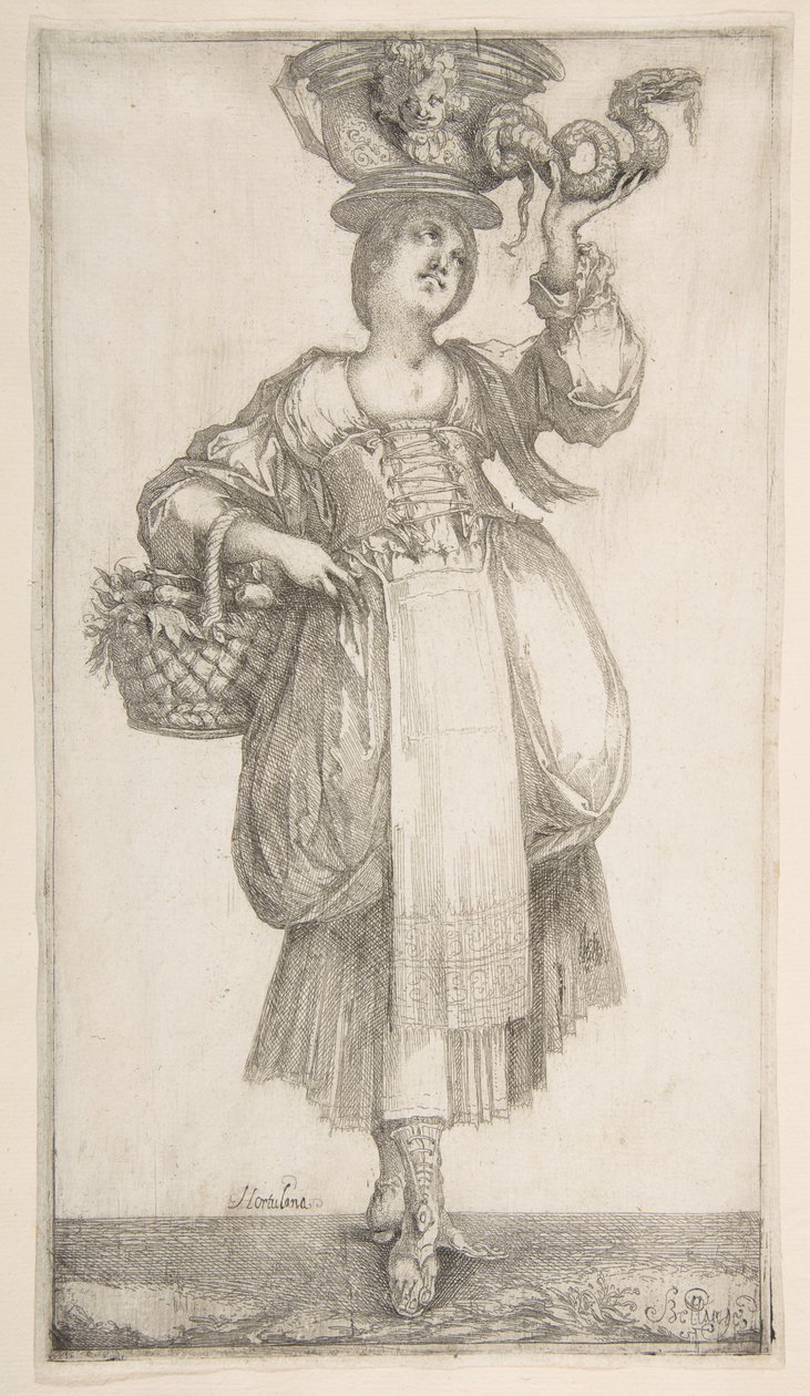Hortulana, de la serie Hortulanae, 1611 de Jacques Bellange