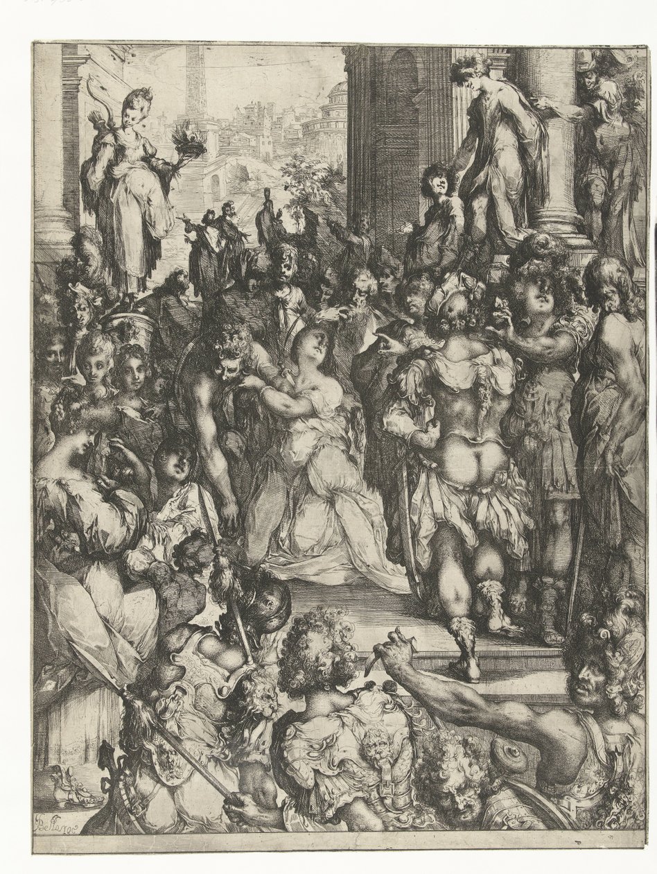 Martirio de Santa Lucía de Jacques Bellange