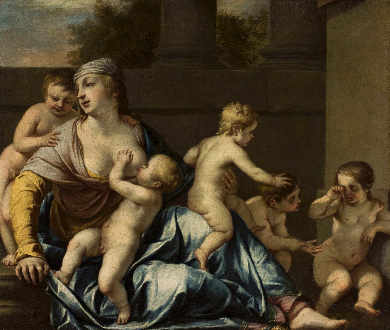 Francés: La Charité Charity de Jacques Blanchard