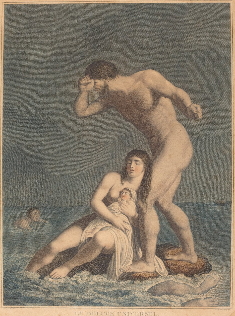 El diluvio universal de Jacques Bonnefoy after Michel Honoré Bounieu