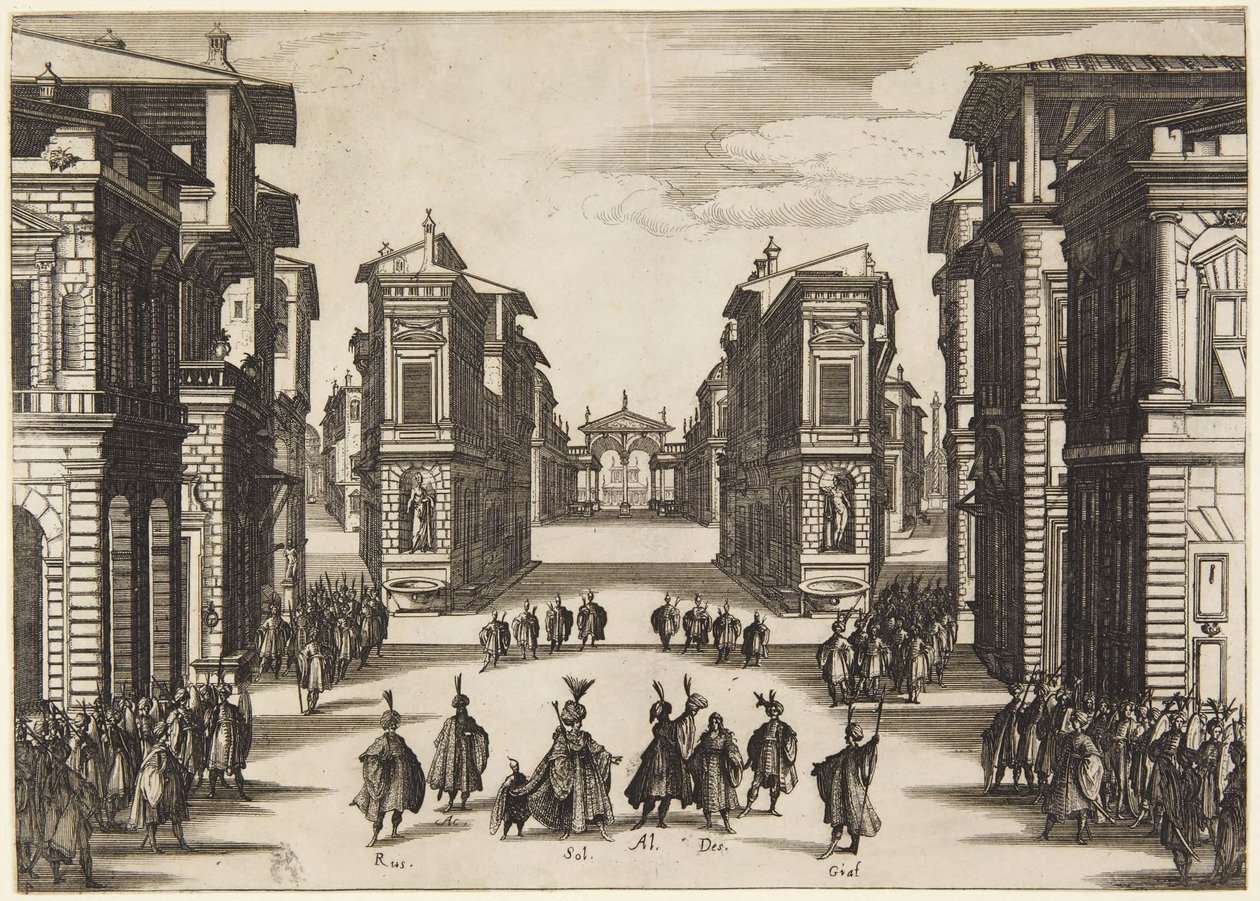 Acto 4, de la serie Soliman de Jacques Callot