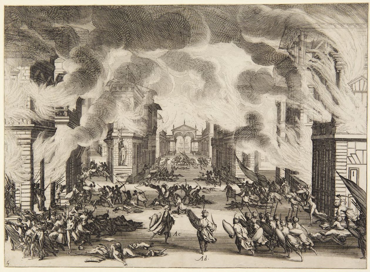 Acto 5, de la serie «Soliman» de Jacques Callot