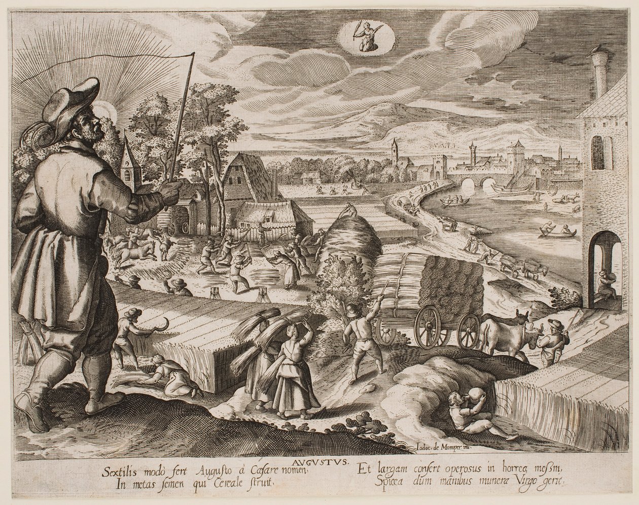 Agosto, de la serie «Los meses» de Jacques Callot