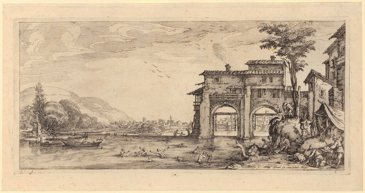 Matanza de los inocentes de Belén [Lámina 1] de Jacques Callot