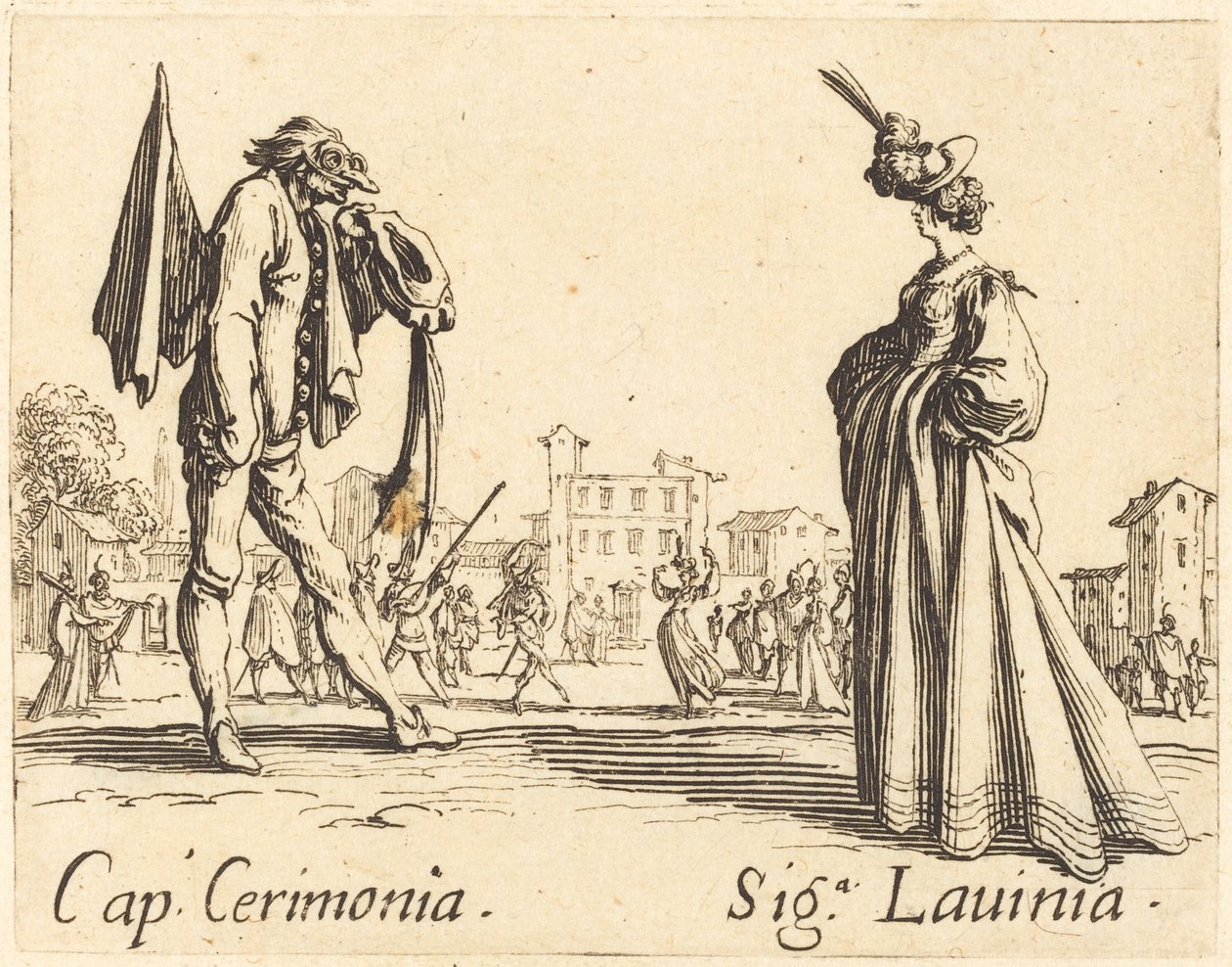 Cap. Cerimonia y Siga. Lavinia de Jacques Callot