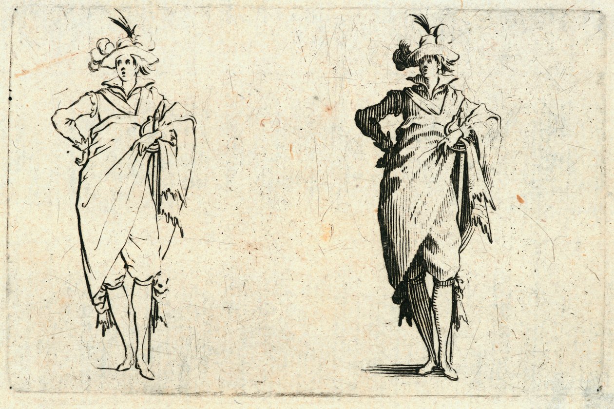 Caprichos de varias figuras de Jacques Callot