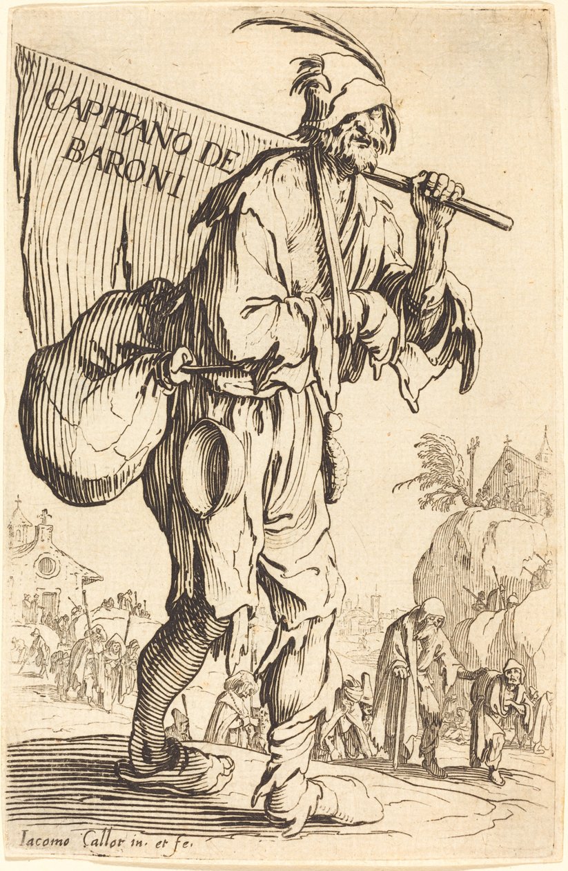 Capitán de los barones de Jacques Callot