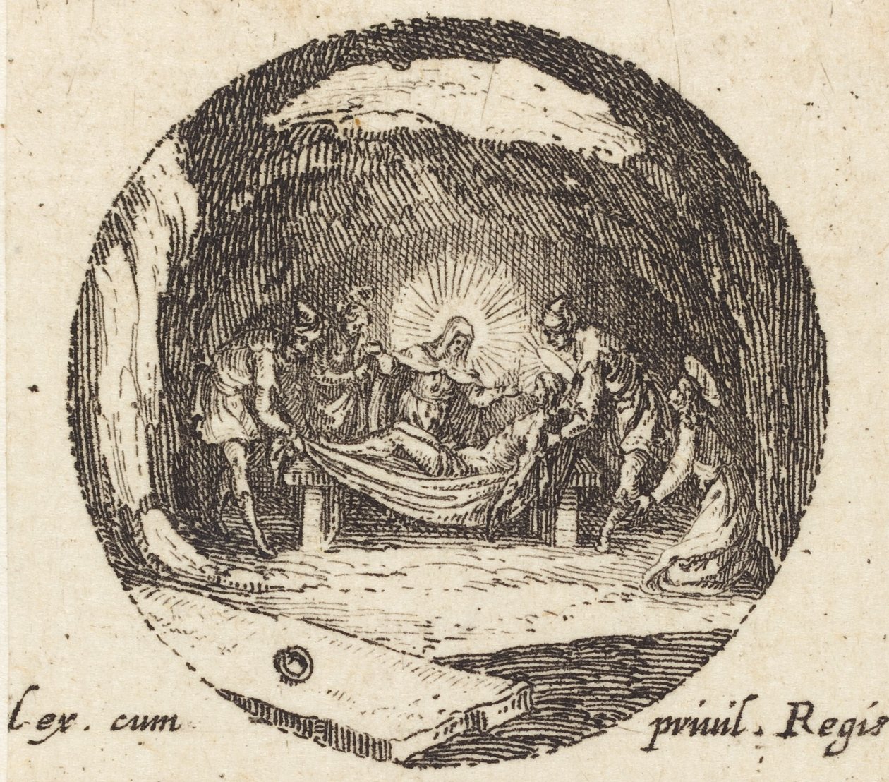 Cristo en el limbo de Jacques Callot