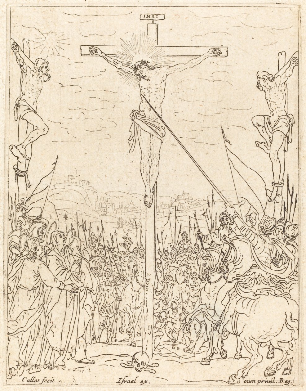 Cristo en la Cruz de Jacques Callot