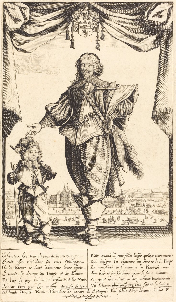 Claude Deruet y su hijo, Jean de Jacques Callot