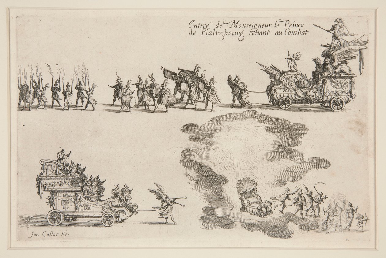Combat ? la Barri?re, Entr?e du Prince de Plaltzbourg de Jacques Callot