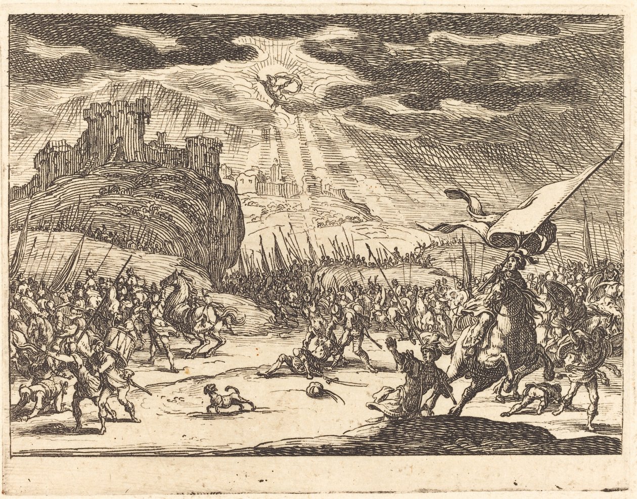 La conversión de Pablo de Jacques Callot