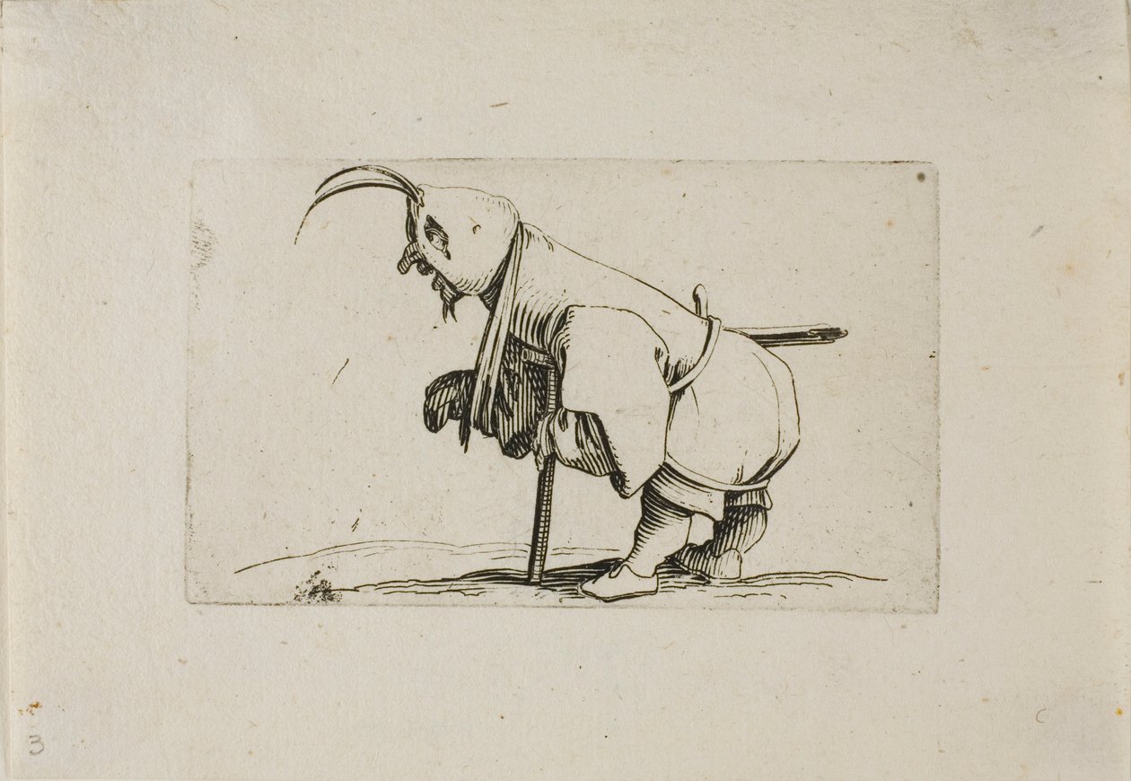 Lisiado con gorra, de Varie Figure Gobbi de Jacques Callot