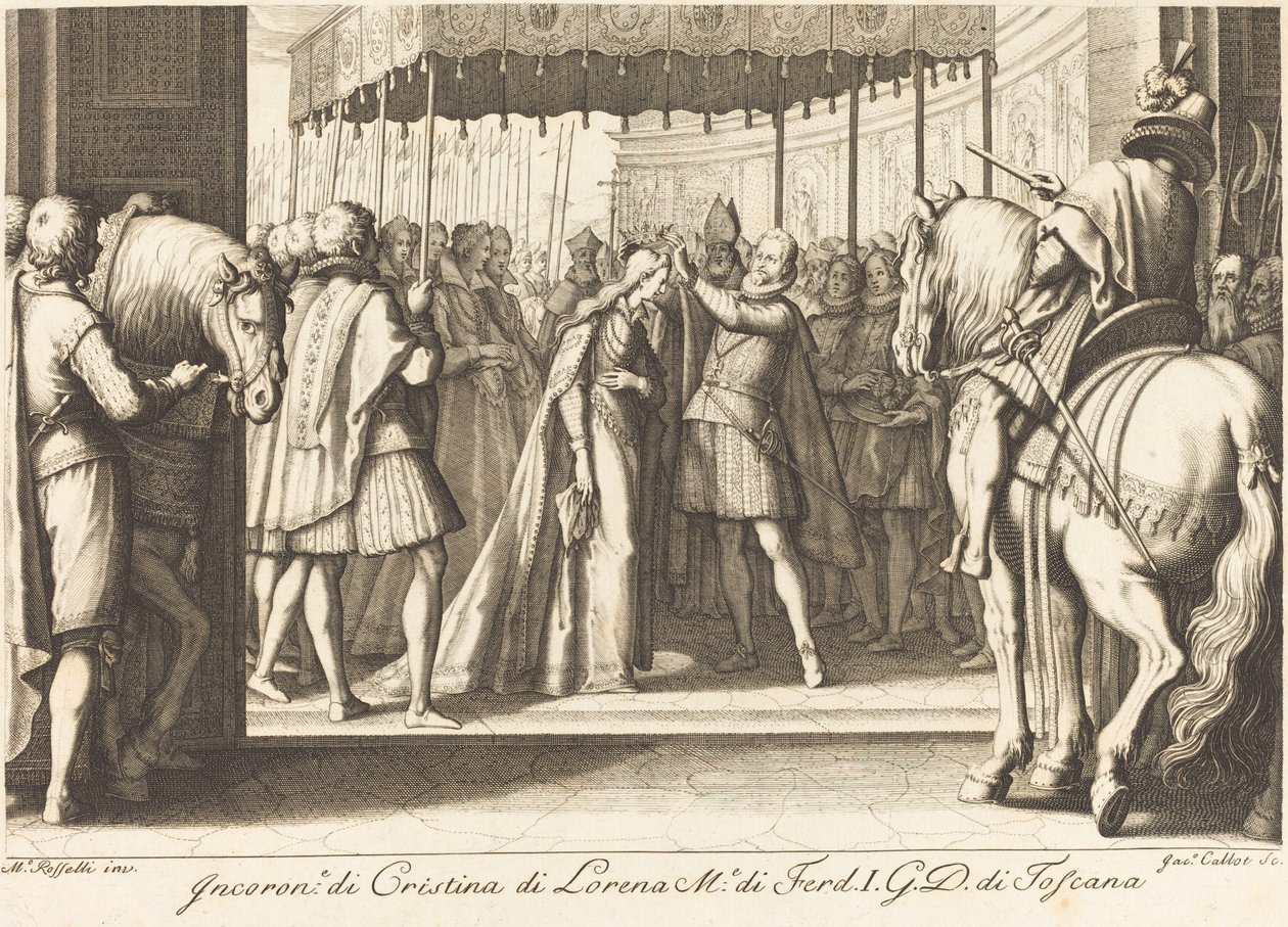 Coronación de la Gran Duquesa de Jacques Callot