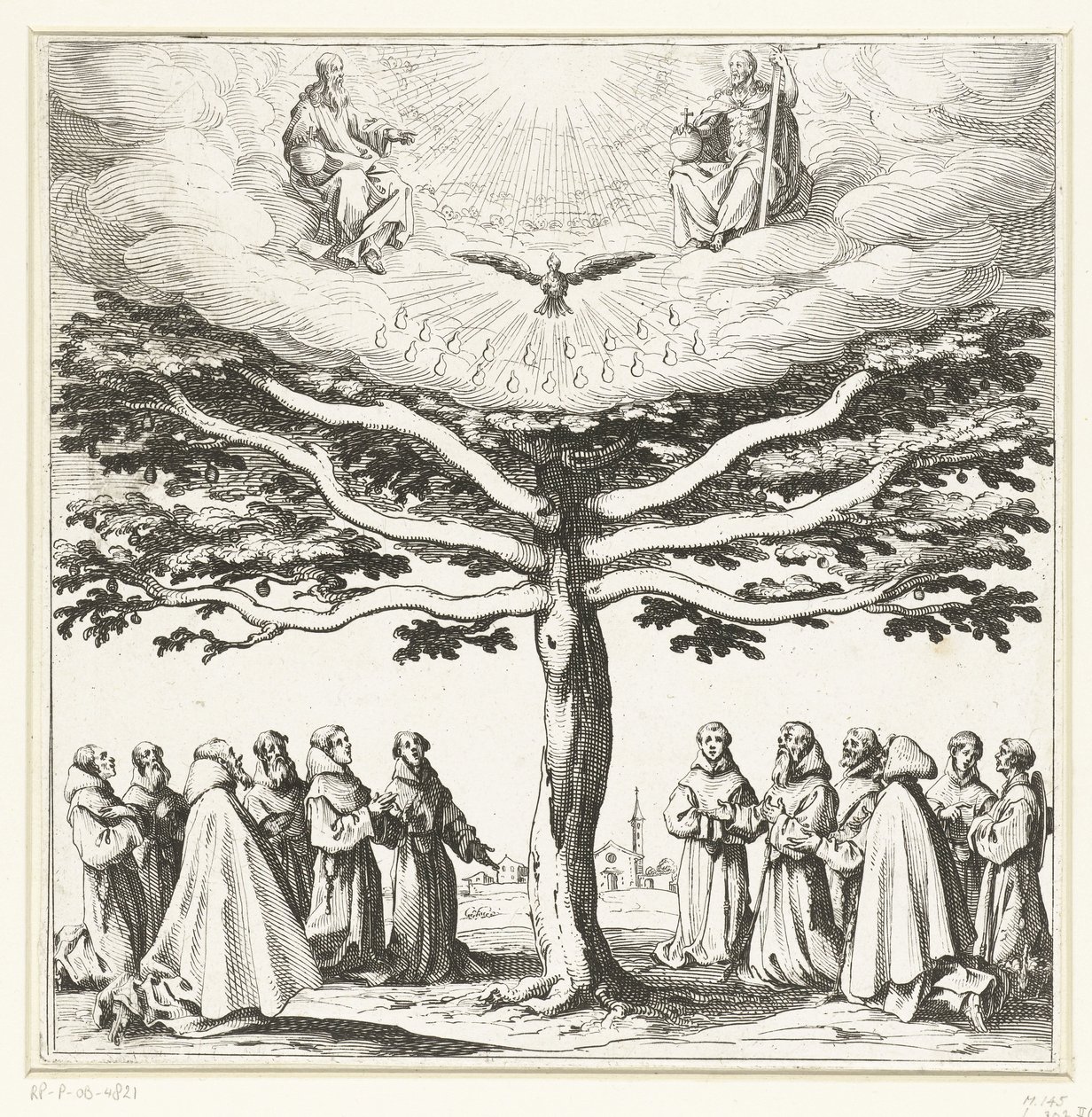 El árbol de san Francisco de Jacques Callot