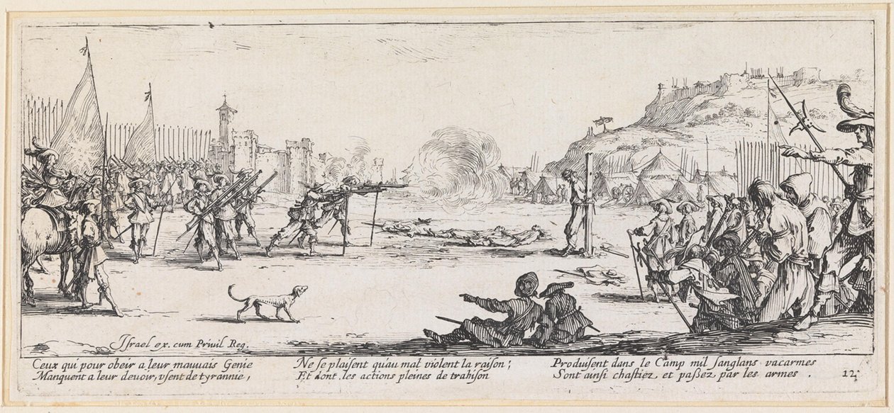 Tiroteo de Jacques Callot