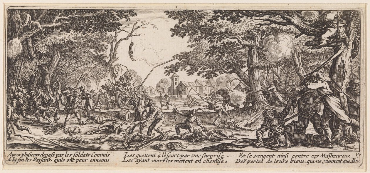 La represalia de los campesinos de Jacques Callot