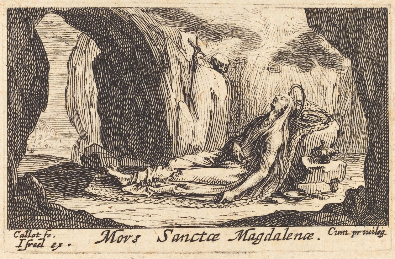 Muerte de la Magdalena de Jacques Callot