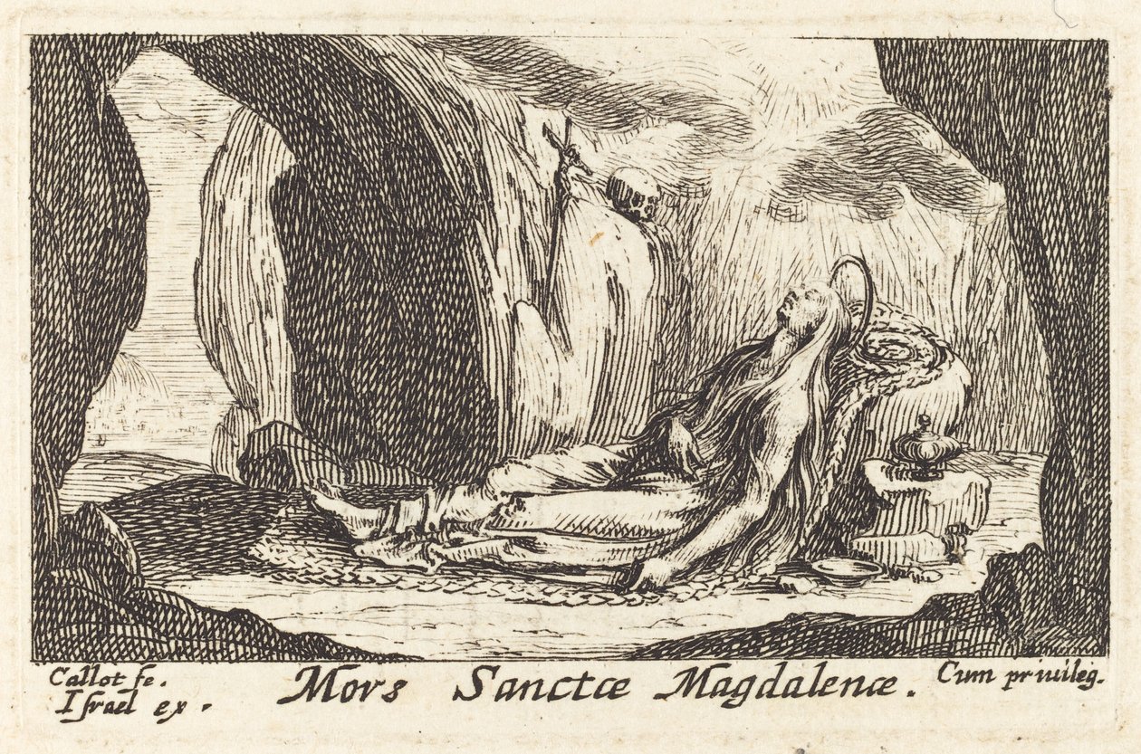 Muerte de la Magdalena de Jacques Callot