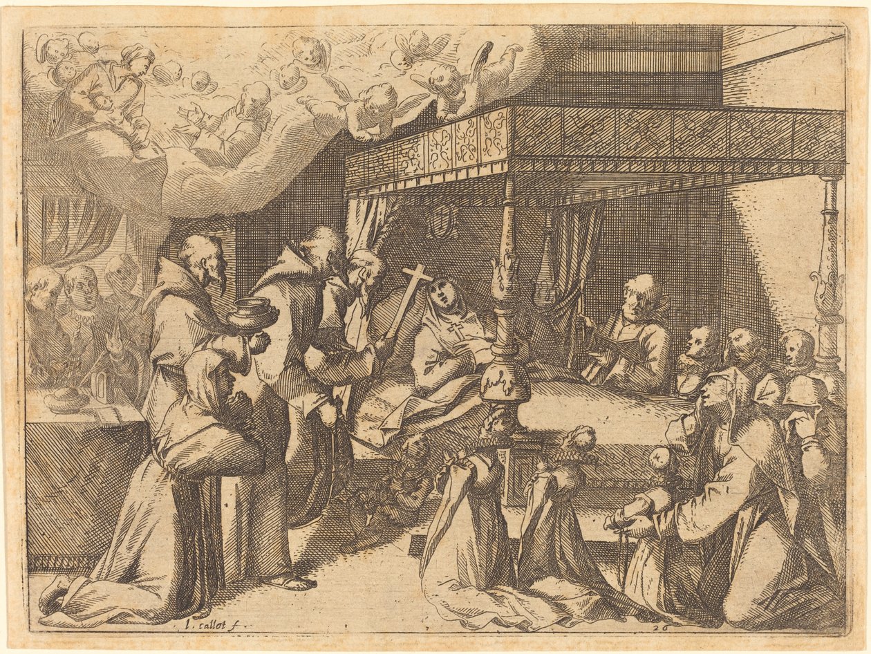 Muerte de la Reina, 1612 de Jacques Callot