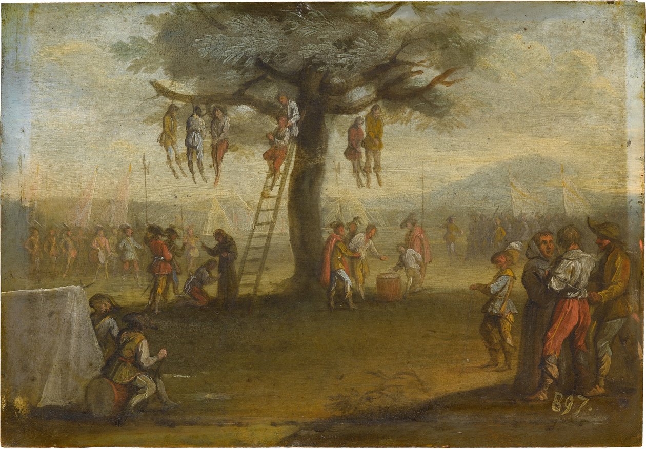 El árbol de la horca de Jacques Callot