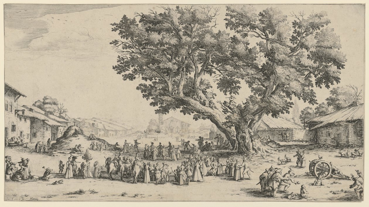 Fiesta del pueblo de Jacques Callot