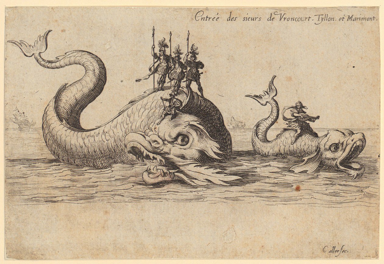 Entrada del príncipe de Pfalzburg, lámina 2 de la serie «El torneo» de Jacques Callot