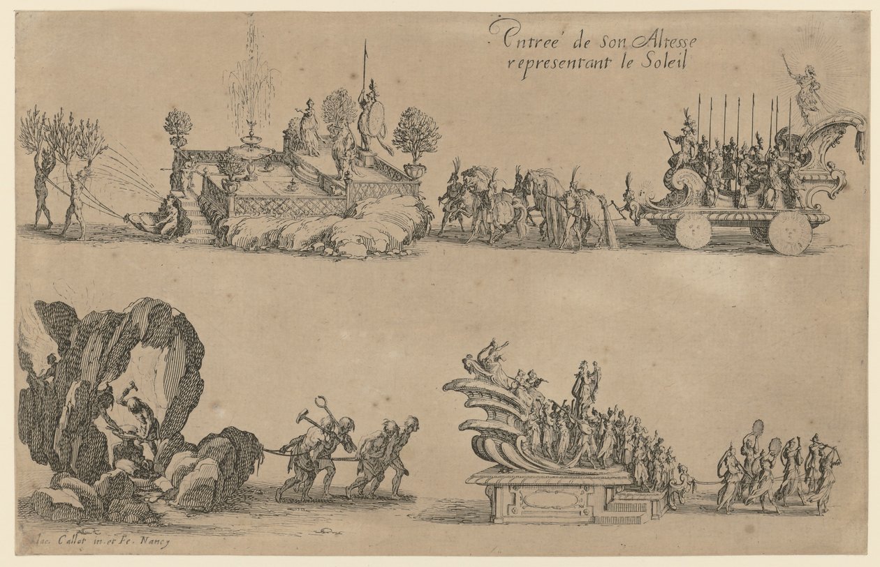 Entrada del duque Carlos IV de Jacques Callot