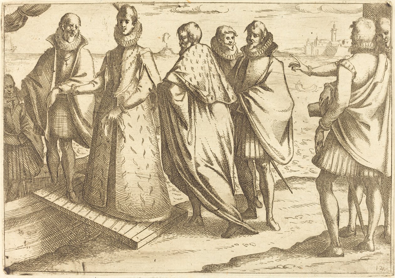 Embarque en Génova de Jacques Callot